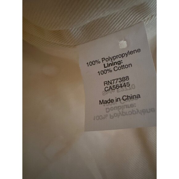 J.Crew Beige Straw Woven Crossbody Bag With Gold Chain Strap & Turn Lock Closure - Picture 5 of 8